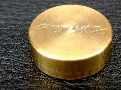 COMP LYFE (コンプライフ) Disc Brass Smooth CompLyfe Etched