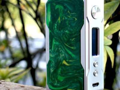 VOOPOO（ブープー）DRAG（ドラッグ）157W TC Box MOD グリーンレジン×シルバー