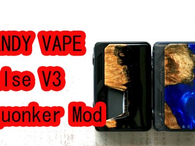 VANDY VAPE バンディーベイプPulse V3 95W Squonker Mod Black＋sutabi resin登場